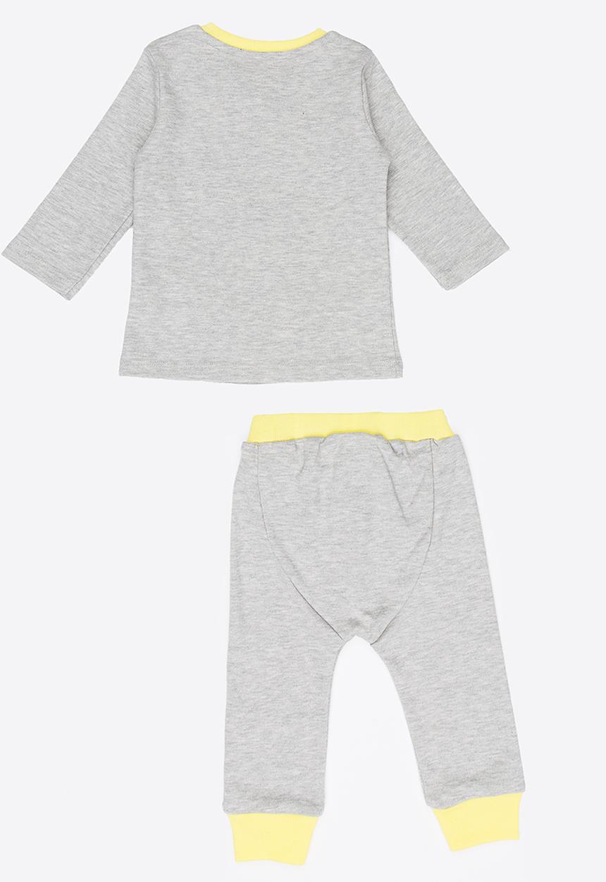 Soobe - Girls Printed Pajamas Set Grey