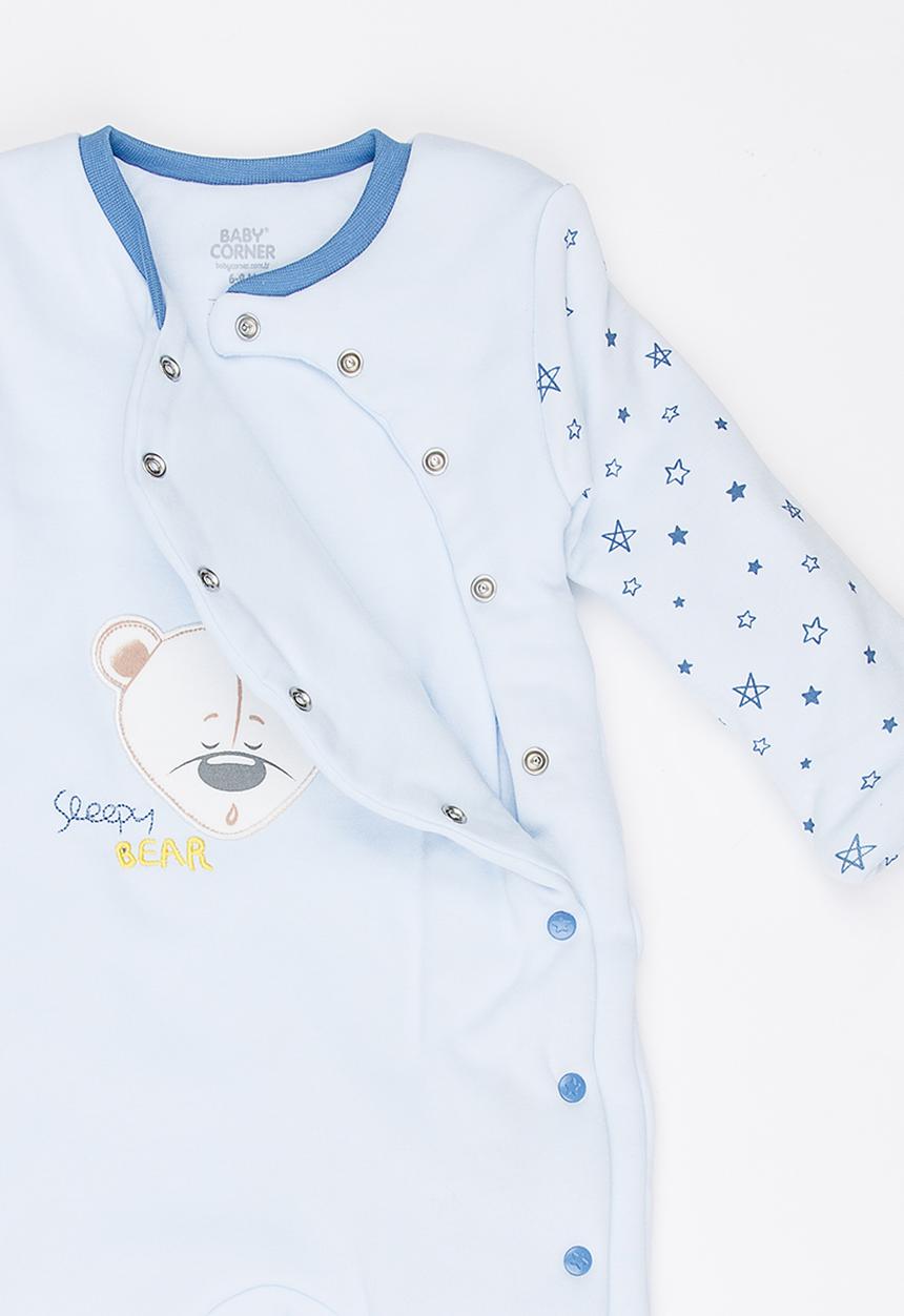 Baby Corner - Boys  Sleepsuit Pale Blue