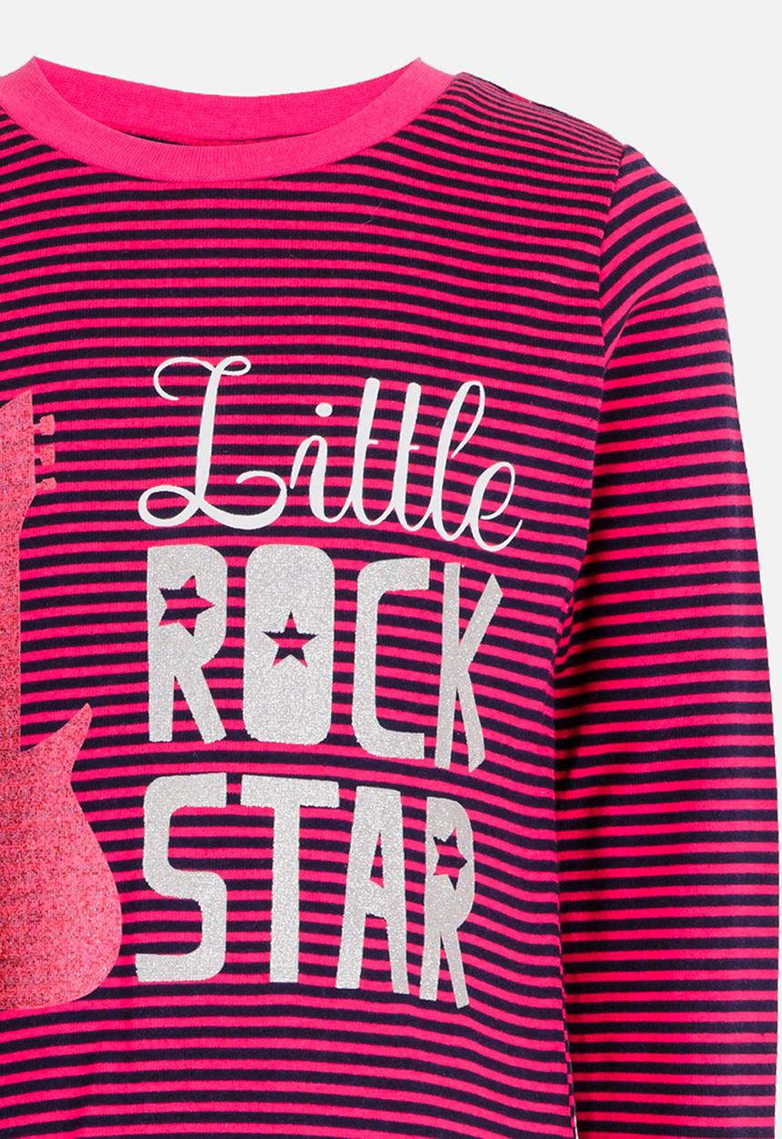 Soobe - Girls Printed Tee Dark Pink