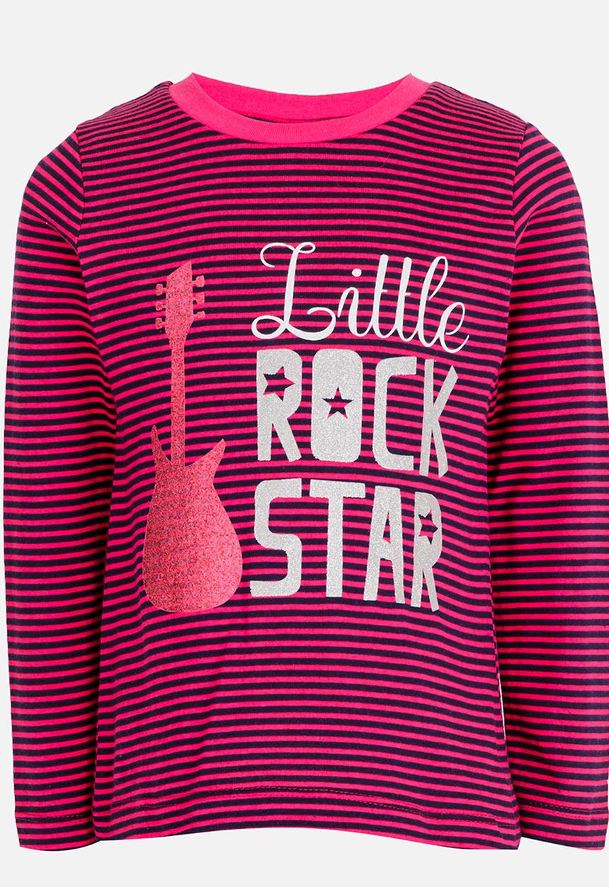 Soobe - Girls Printed Tee Dark Pink
