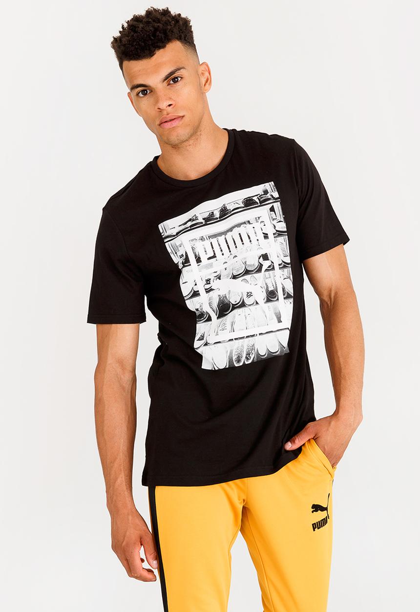 PUMA - Photoprint Shoes Tee Black