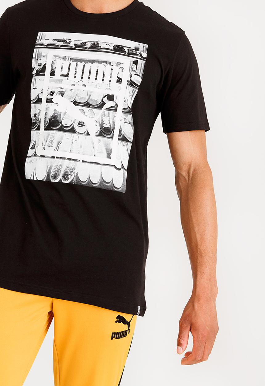 PUMA - Photoprint Shoes Tee Black