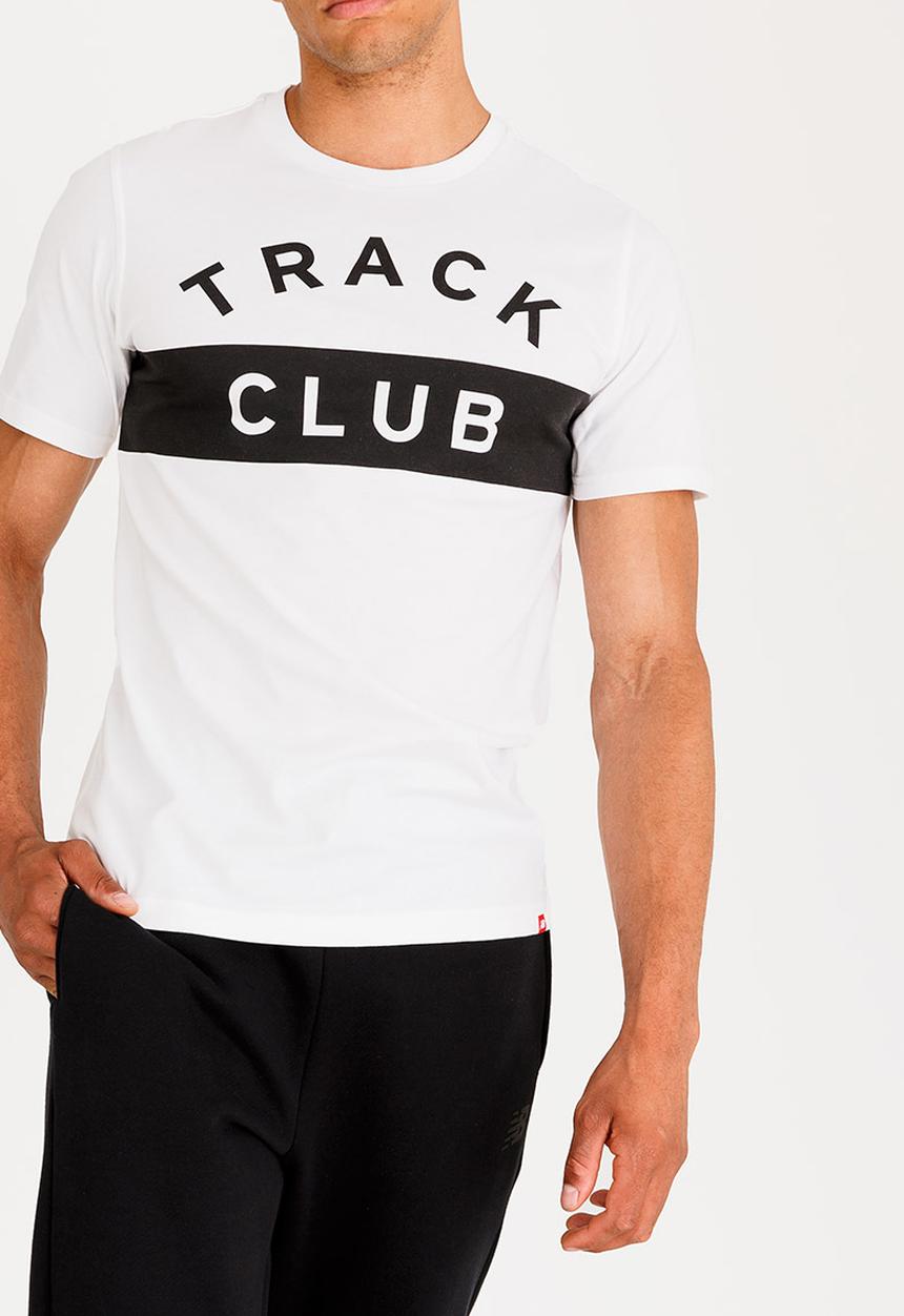 New Balance  - Essentials Track Club Tee White