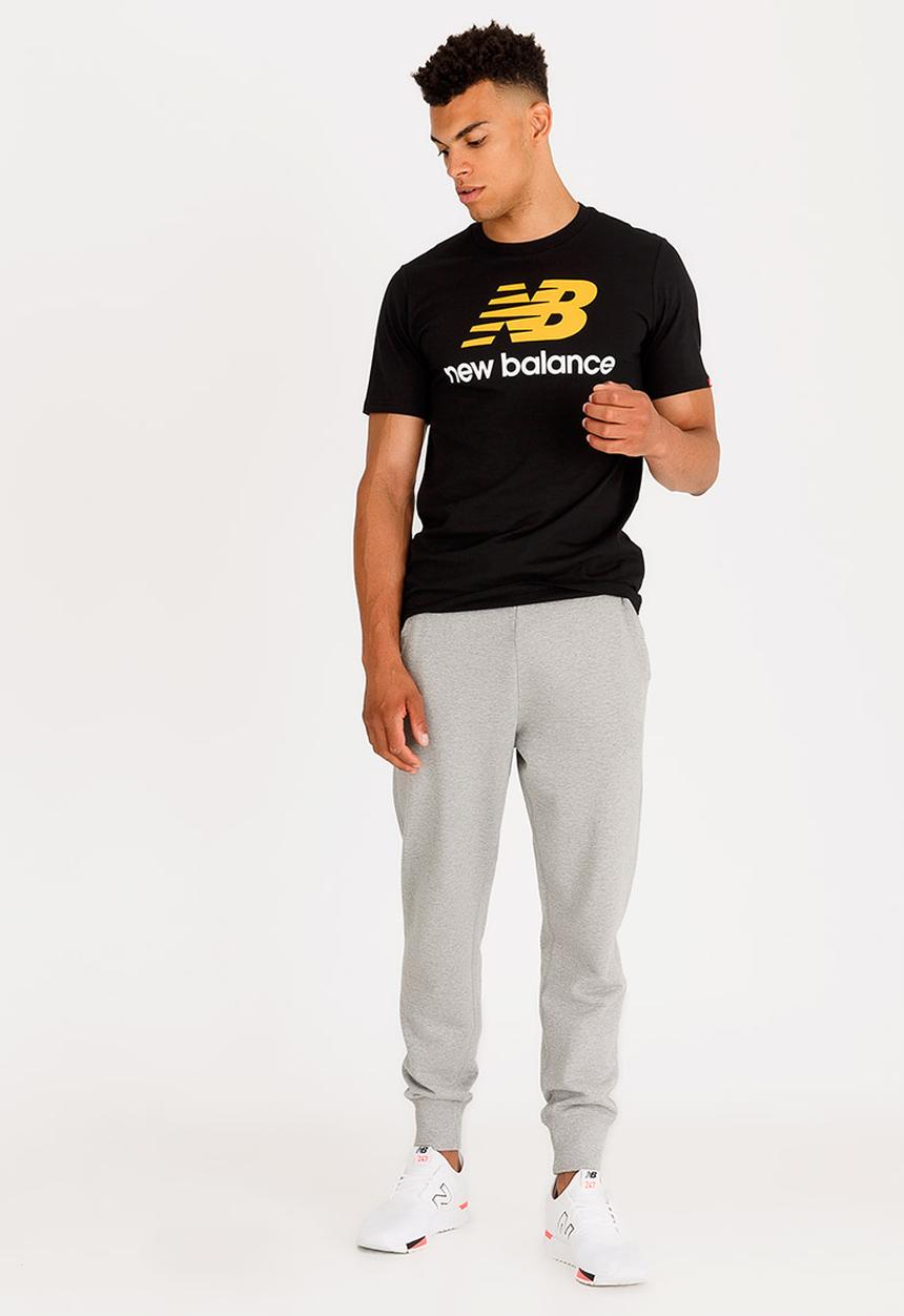 New Balance  - Stacked Logo Tee Black