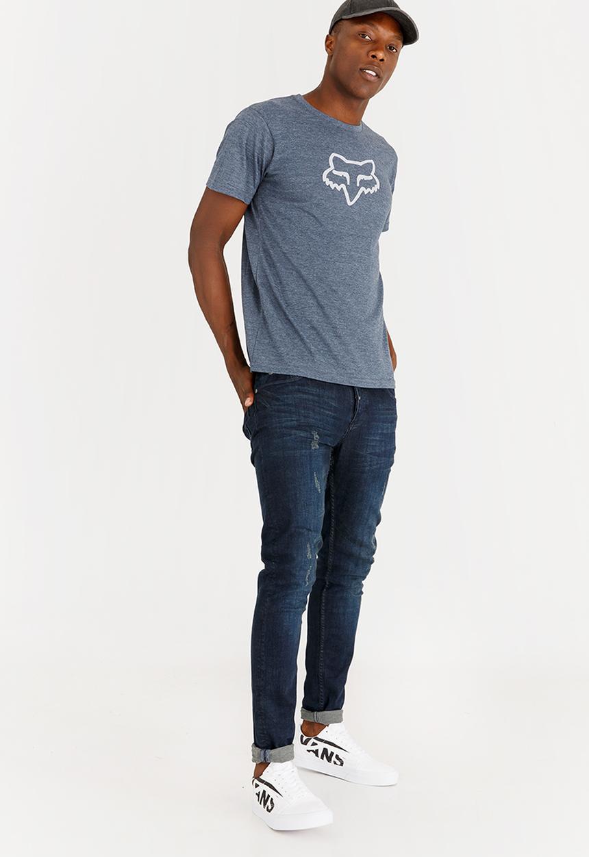 Fox - Legacy Fox Head Tee Mid Blue