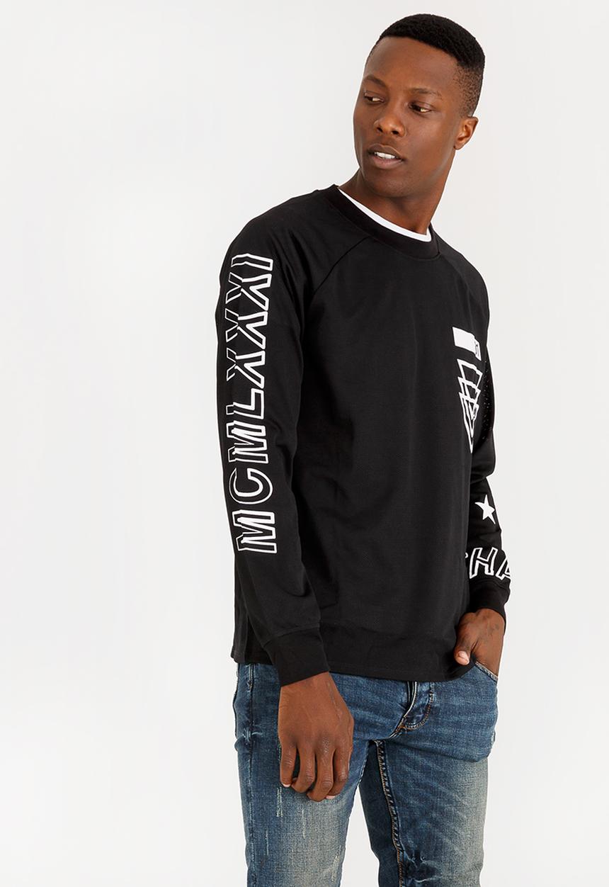 GUESS - Explicit Active Capsule Tee Black and White