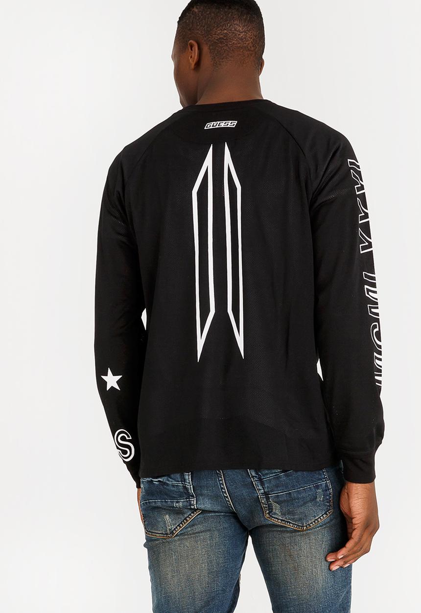 GUESS - Explicit Active Capsule Tee Black and White
