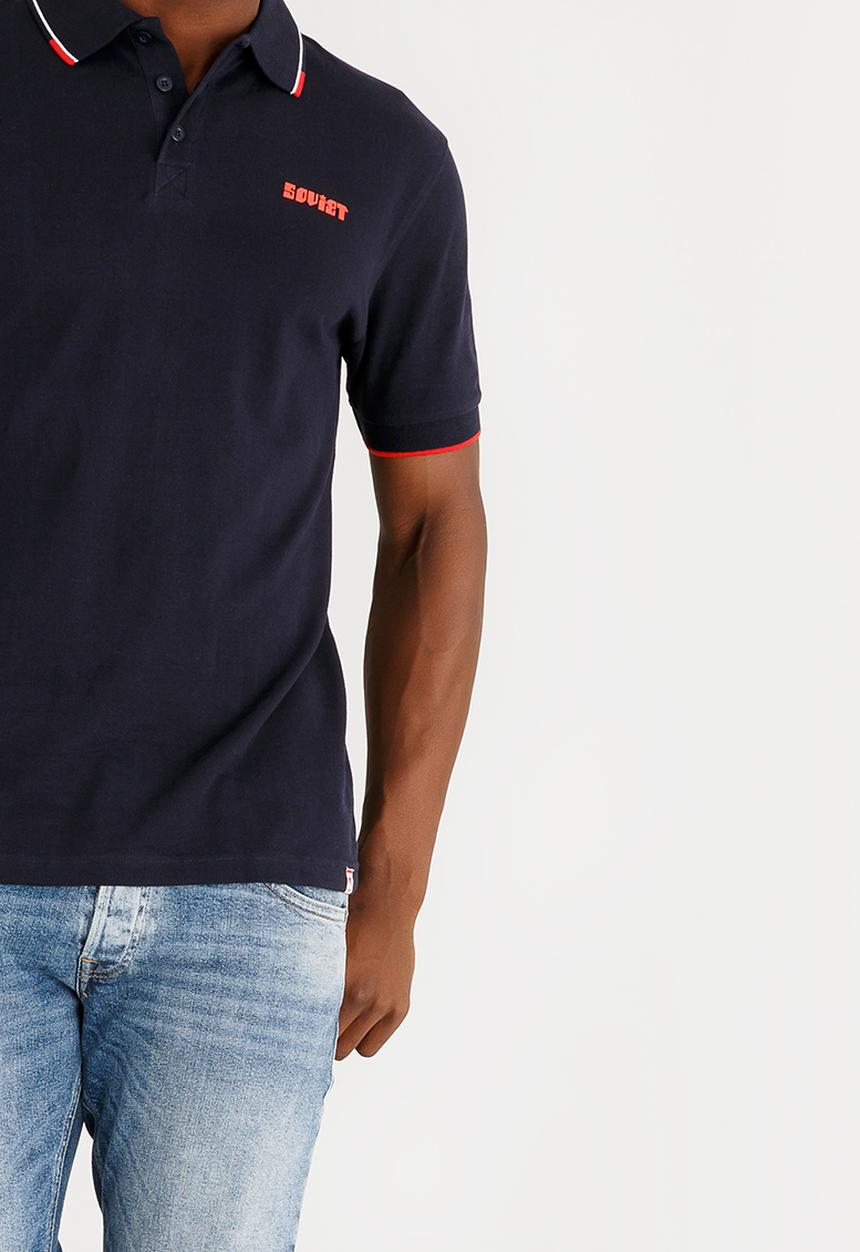 SOVIET - Swansea Pique Golfer Navy
