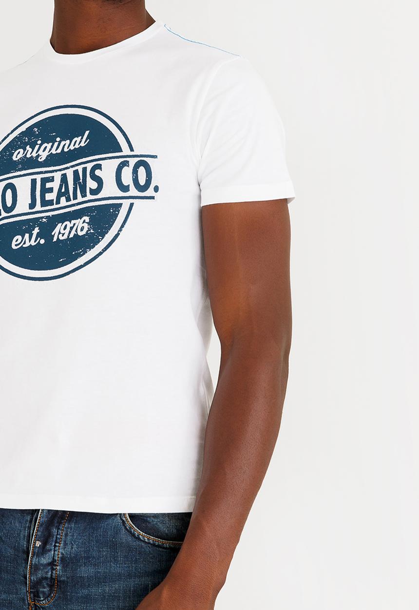 Polo Jeans Co. - Basic Printed Tee White