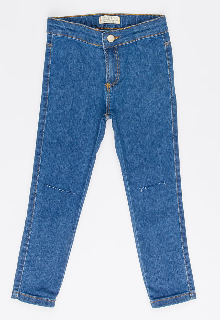 Soobe - Girls Straight Leg Jean Mid Blue