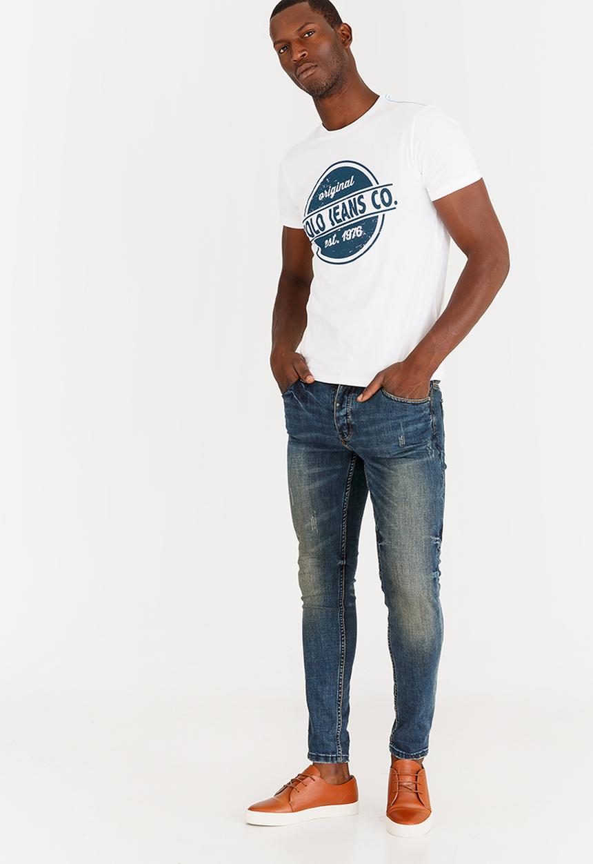 Polo Jeans Co. - Basic Printed Tee White