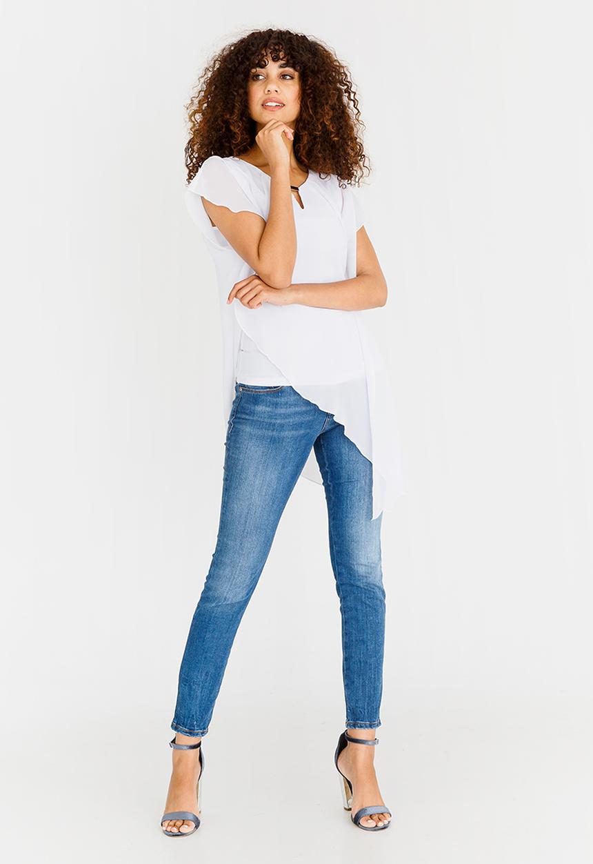 edit - Double Layer Blouse White
