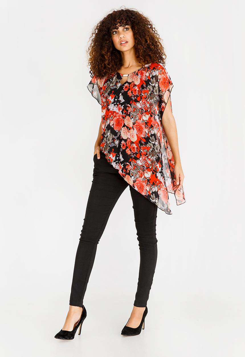 edit - Double Layer Blouse Multi-colour