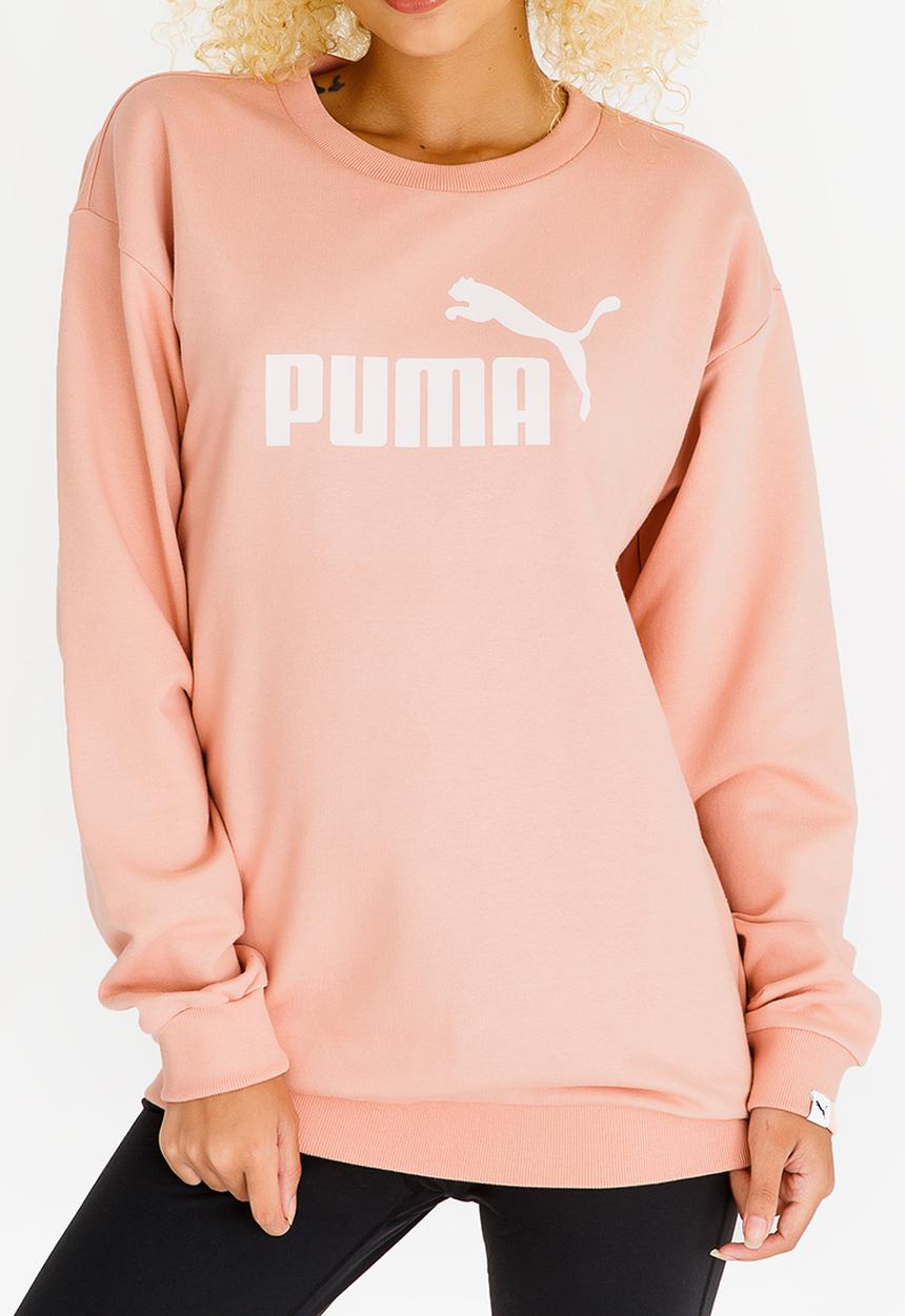 PUMA - Essential Logo Crew Sweater Peach