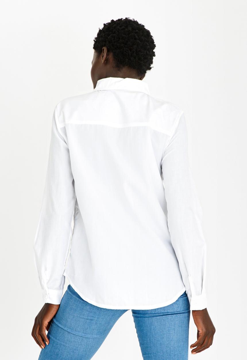 STYLE REPUBLIC - Pearl Detail Shirt White