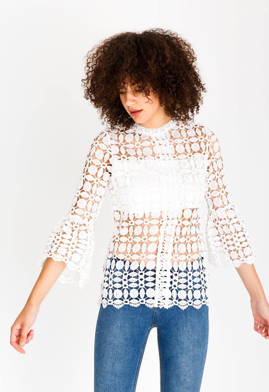 cath.nic - Lace Top White