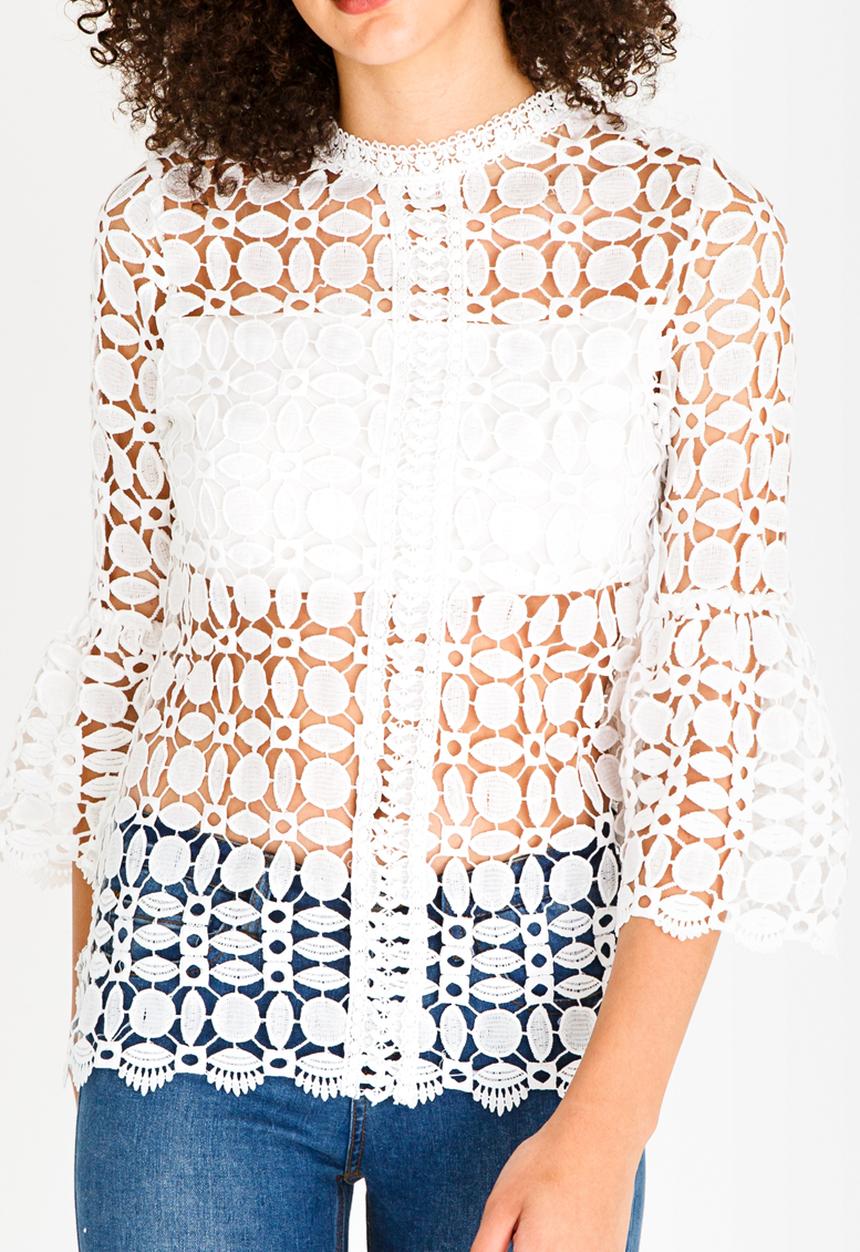 cath.nic - Lace Top White