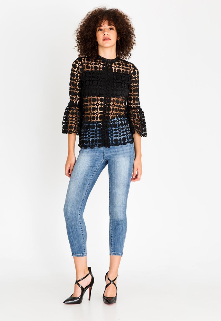 cath.nic - Lace Top Black