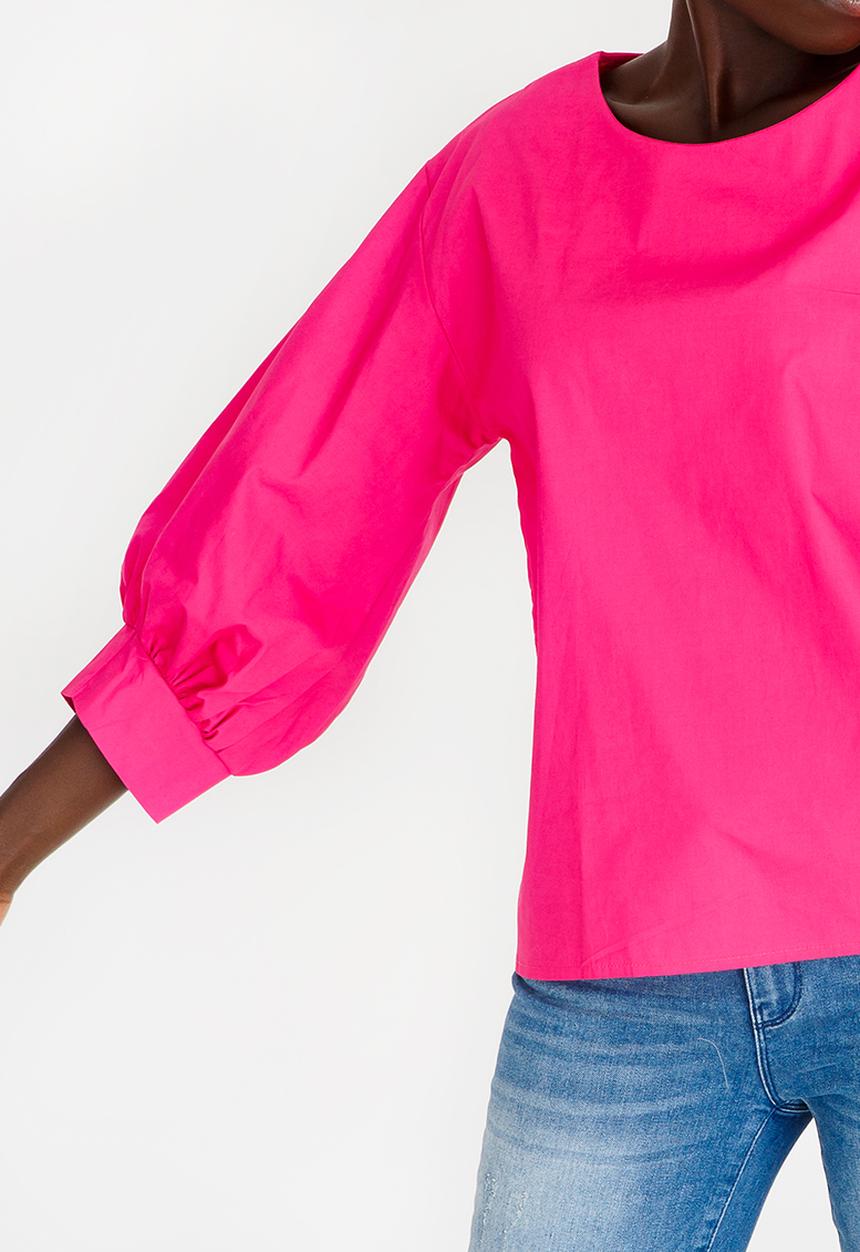 STYLE REPUBLIC - Volume Sleeve Blouse Cerise Pink