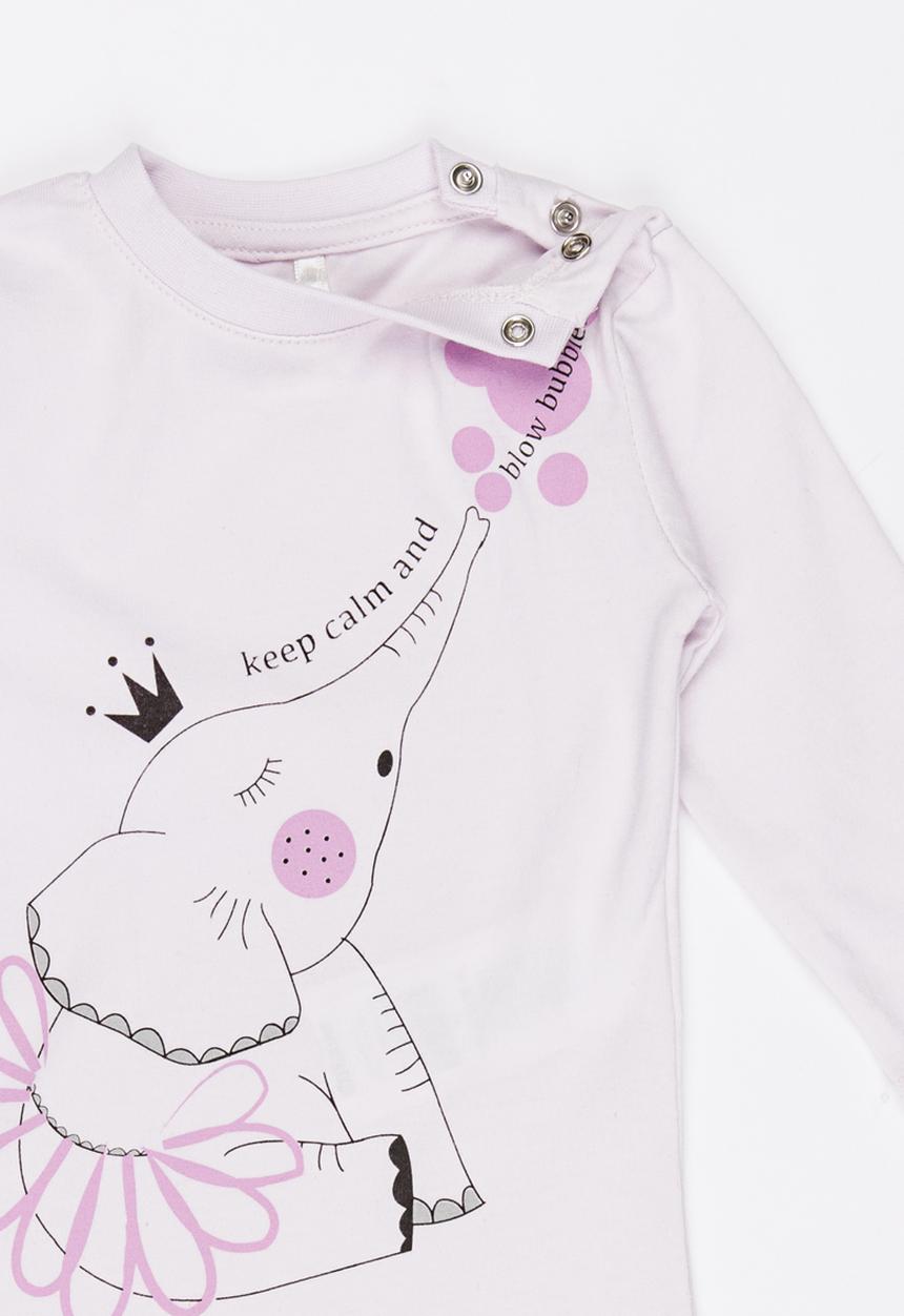 Soobe - Girls Printed Long Sleeve Tee Pale Purple