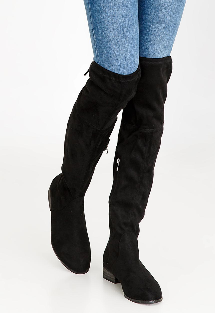 Footwork - Odi Over The Knee Boots Black