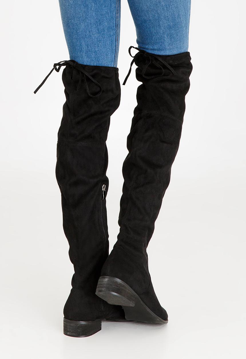 Footwork - Odi Over The Knee Boots Black