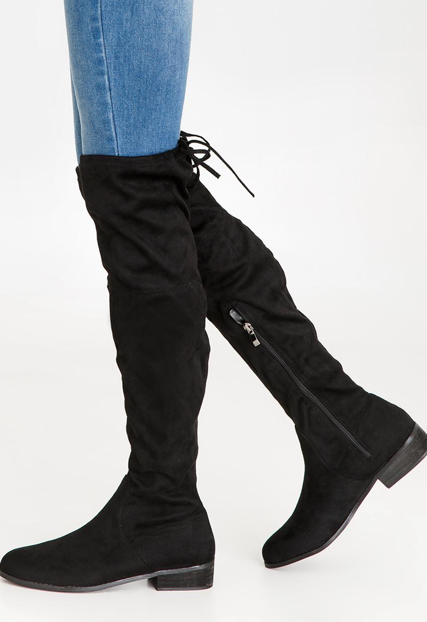 Footwork - Odi Over The Knee Boots Black