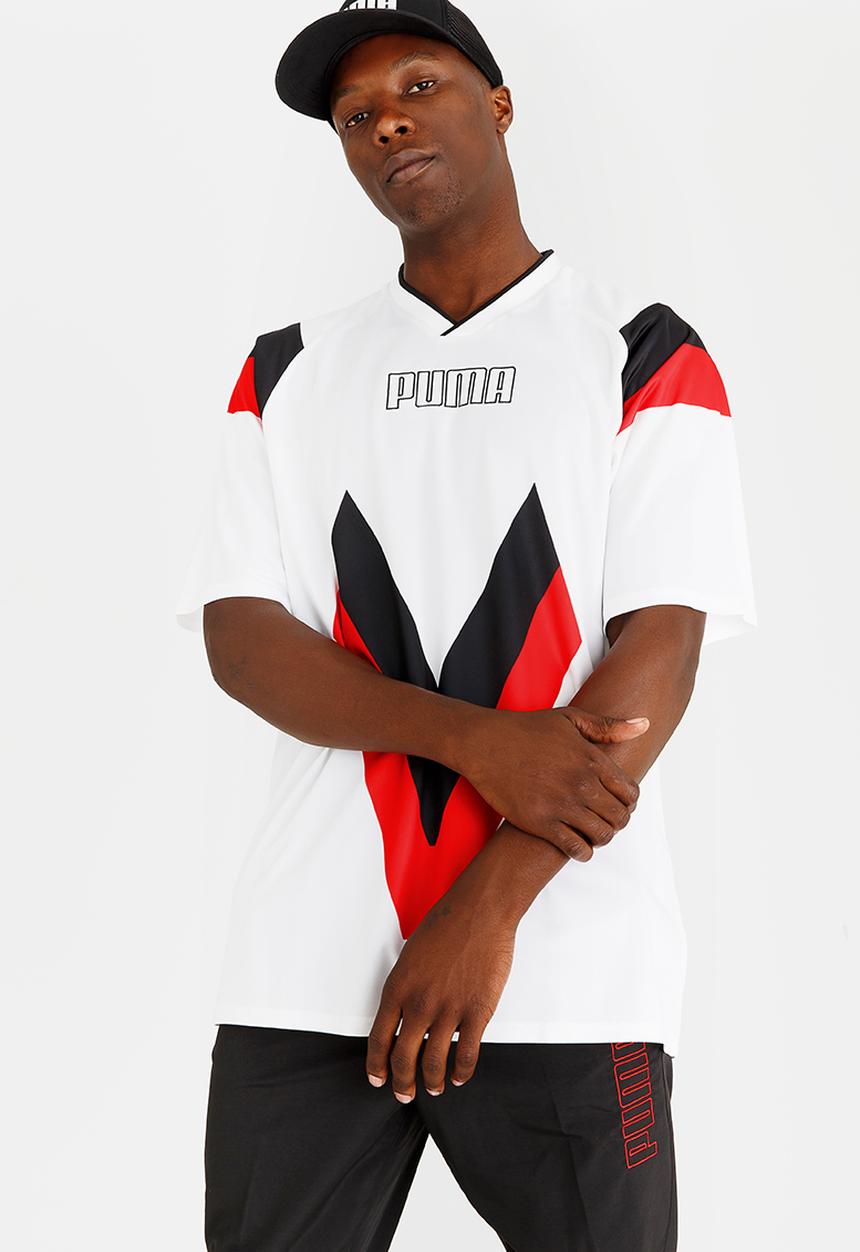 PUMA - Heritage Football Tee White