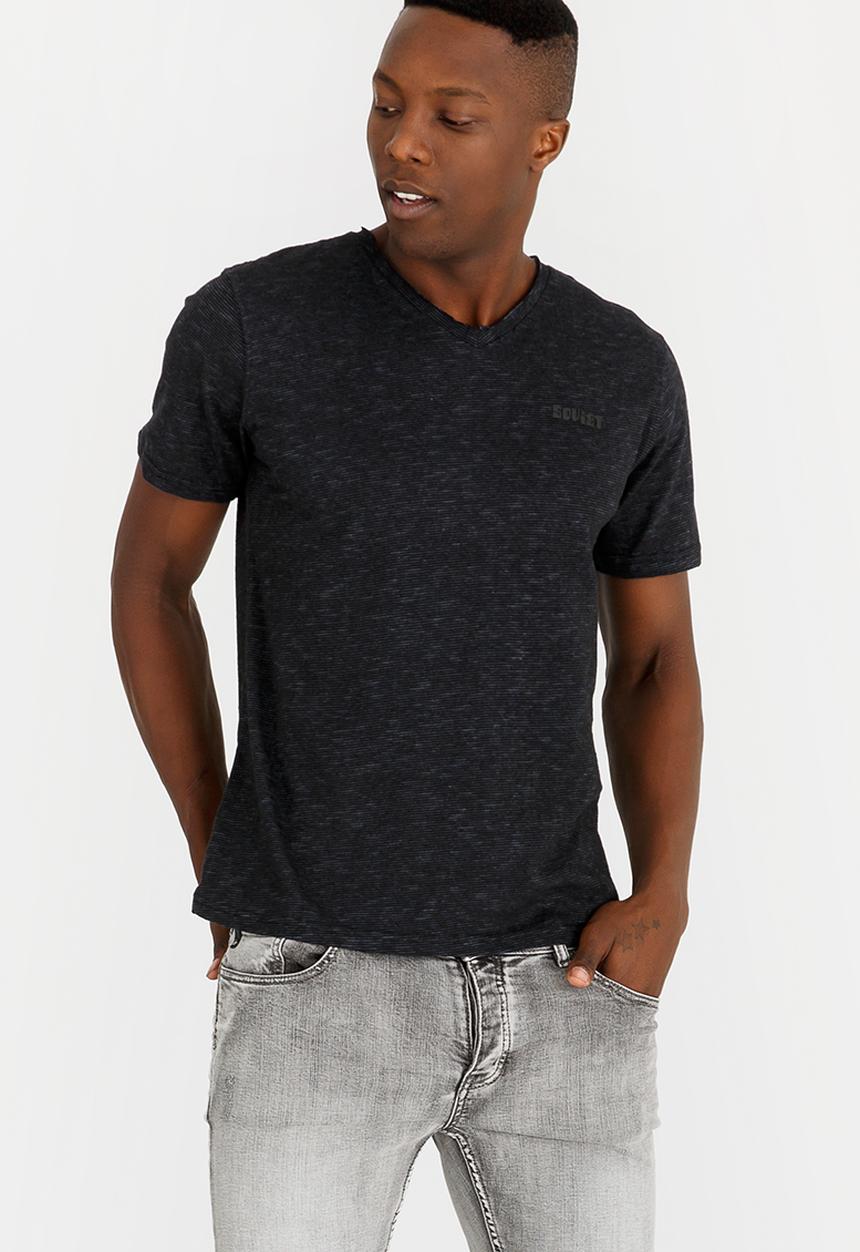 SOVIET - M Longford  Fashion Tee Charcoal