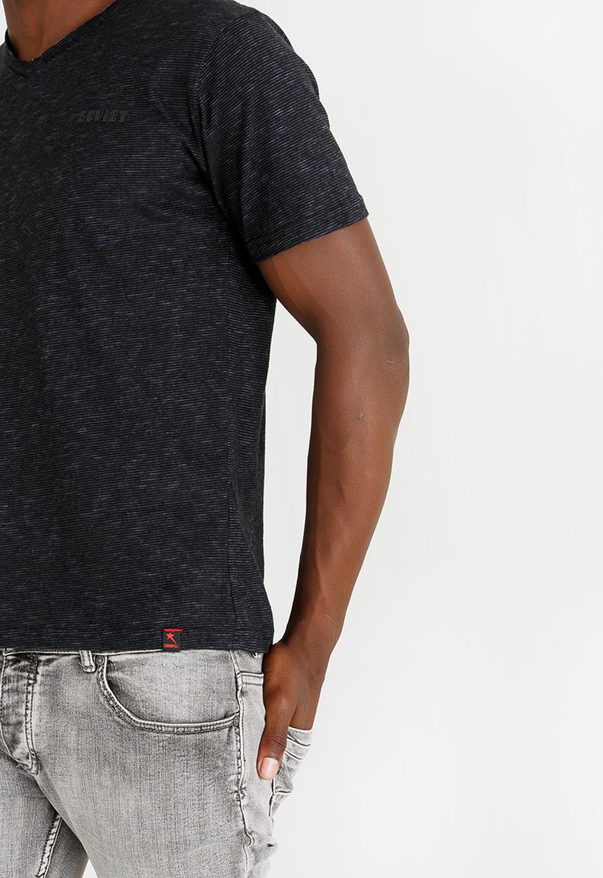 SOVIET - M Longford  Fashion Tee Charcoal