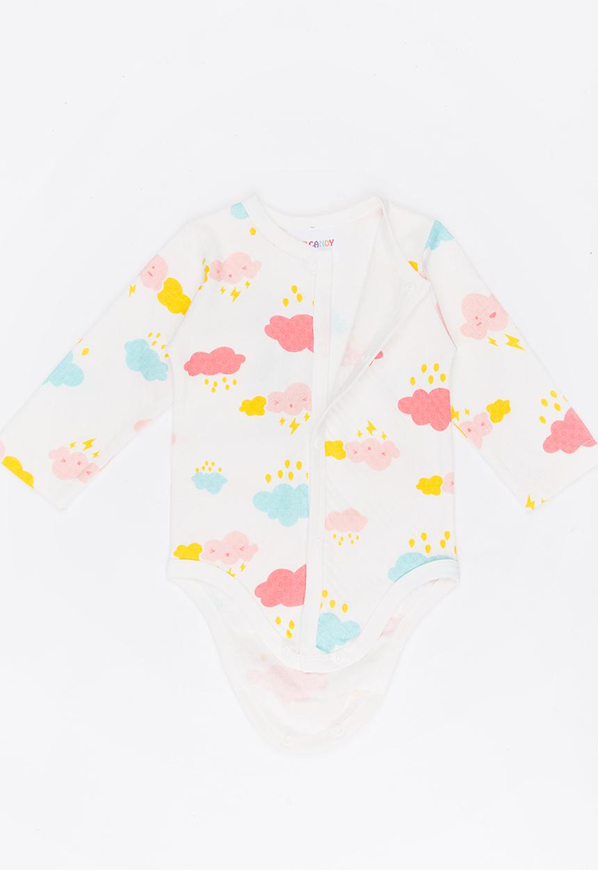 Pop Candy - Cloud print bodysuit - multi