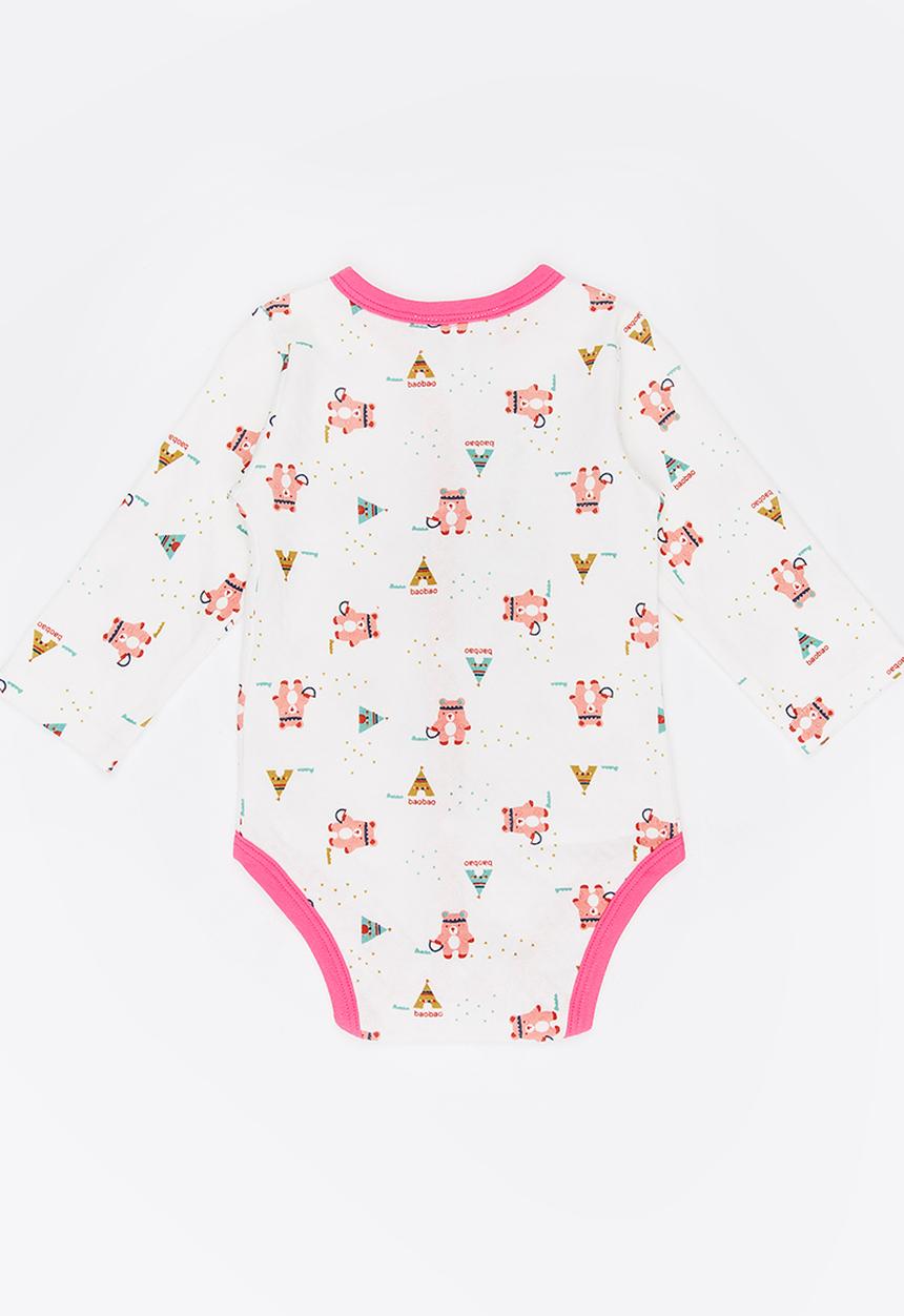 Pop Candy - Teddy bear print bodysuit - multi