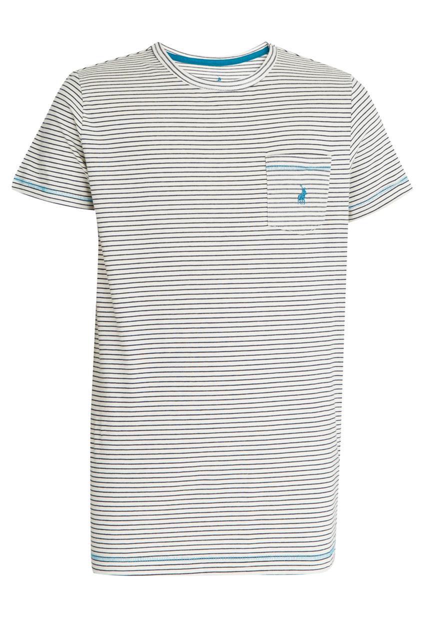 POLO - Classic Fine Stripe Tee Milk