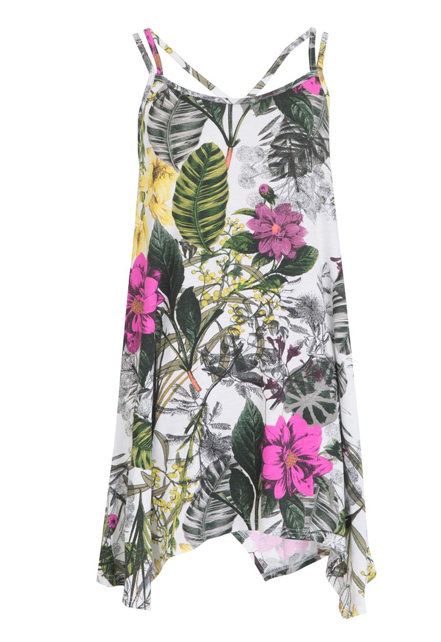Rebel Republic - Hankey Hem Dress Multi-colour