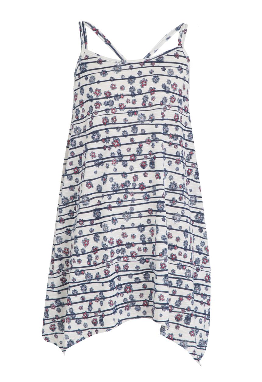 Rebel Republic - Hankey Hem Dress White