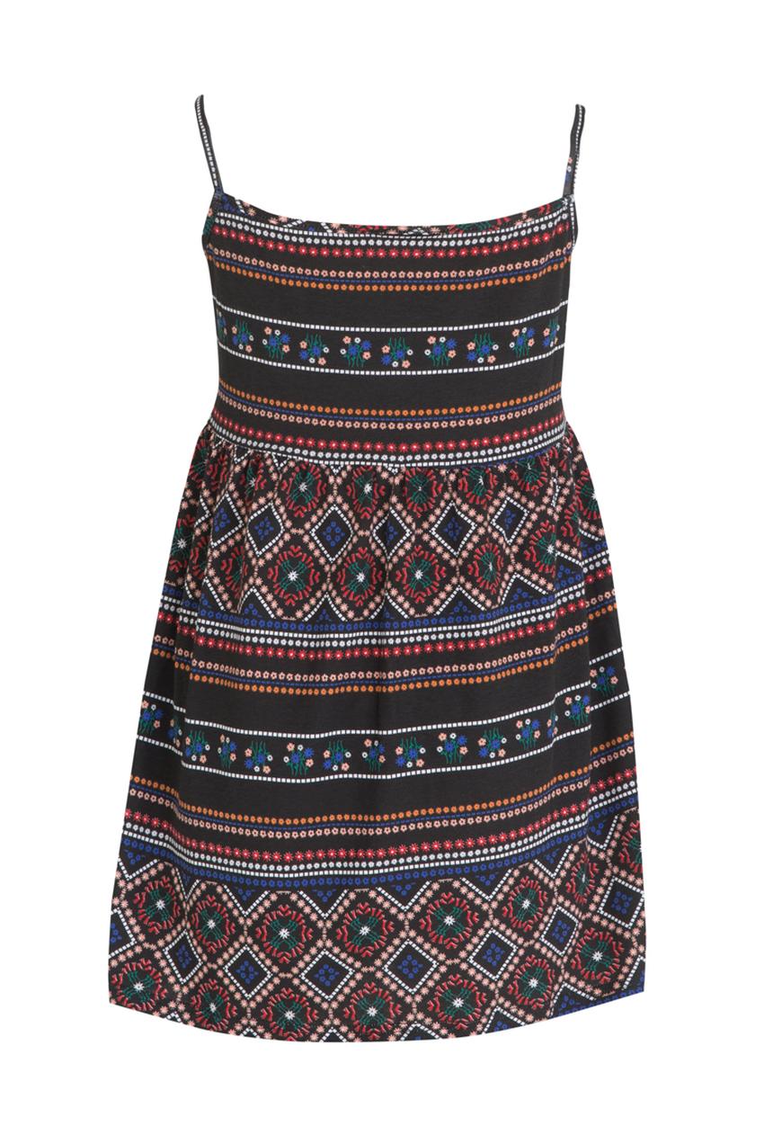 Rebel Republic - Mid Waist Strappy Dress Multi-colour