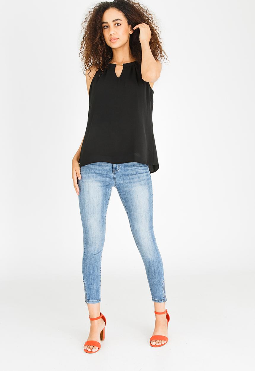 edit - Trim Detail Cami Black