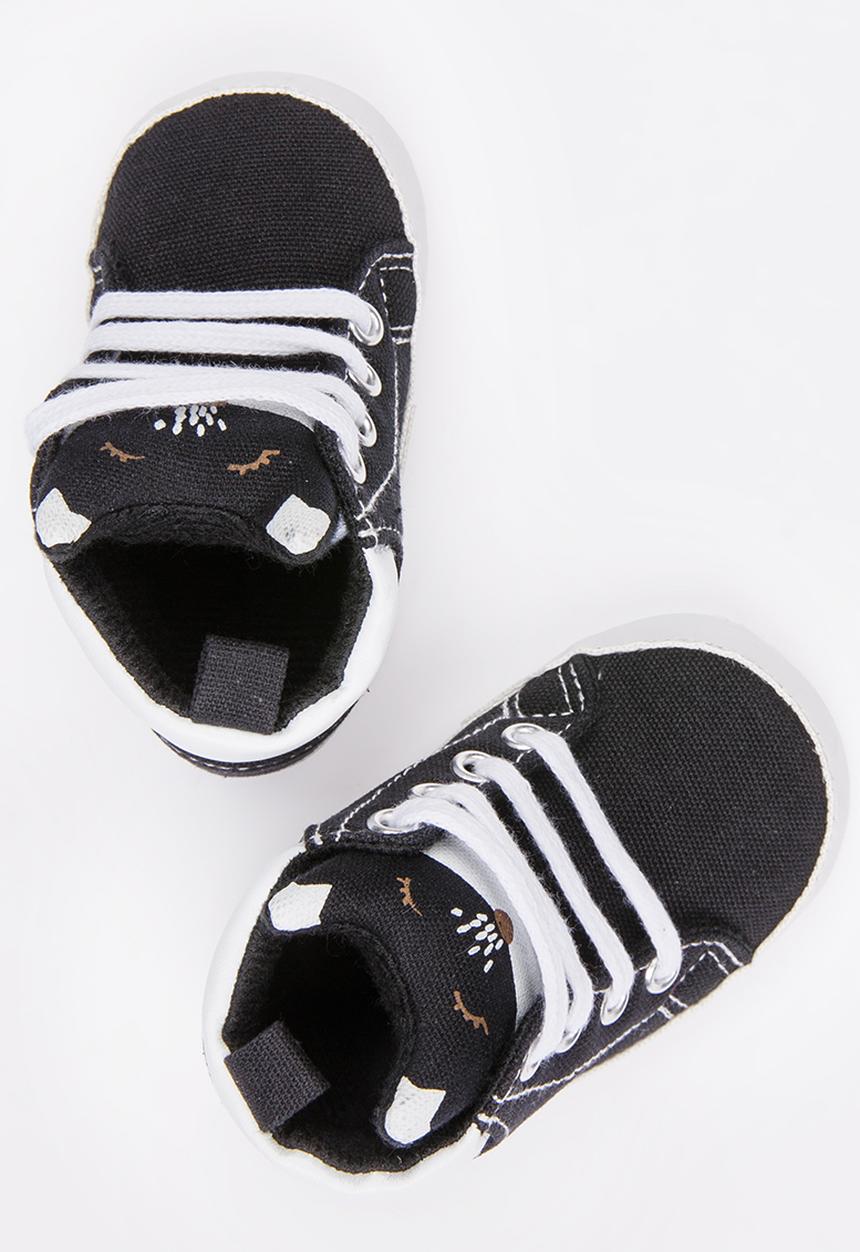 Pop Candy - Boys High Top Sneaker Black