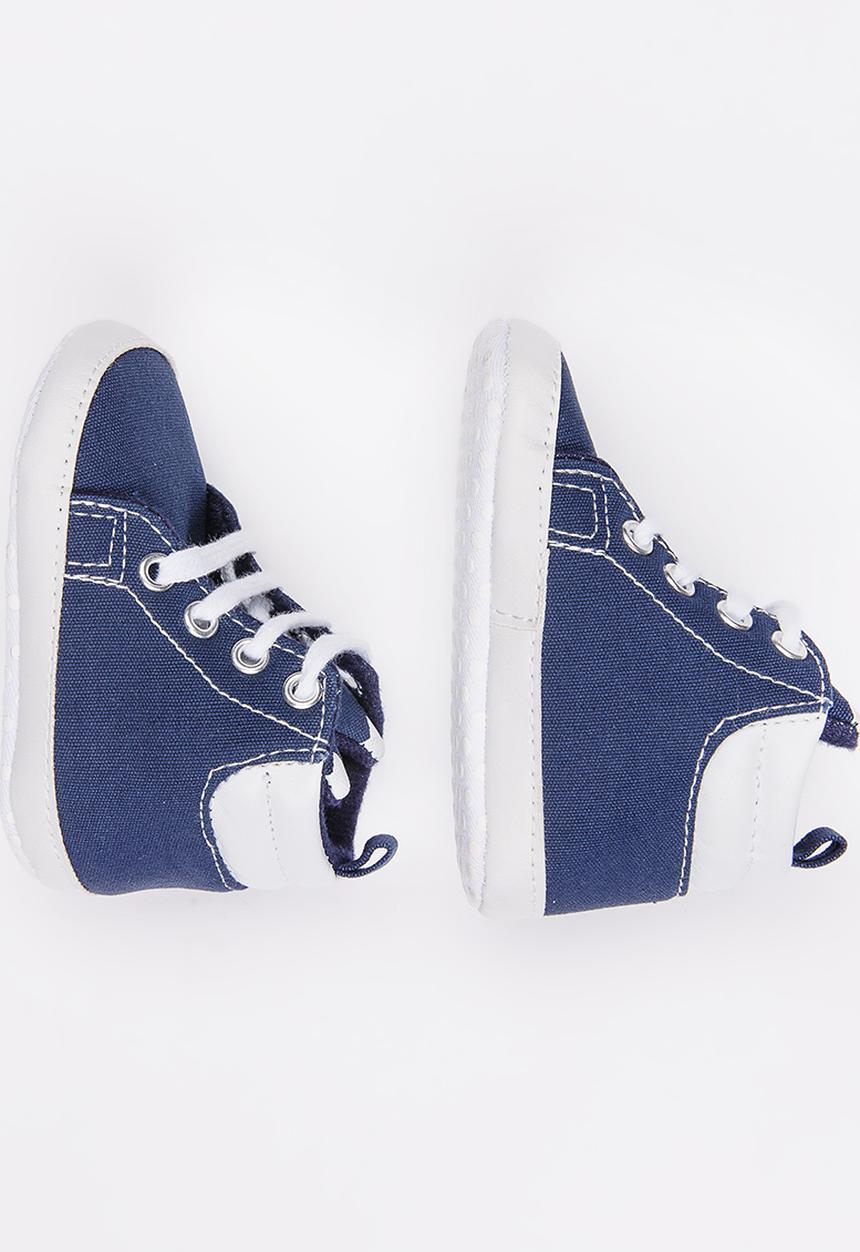 Pop Candy - Boys High Top Sneaker Navy