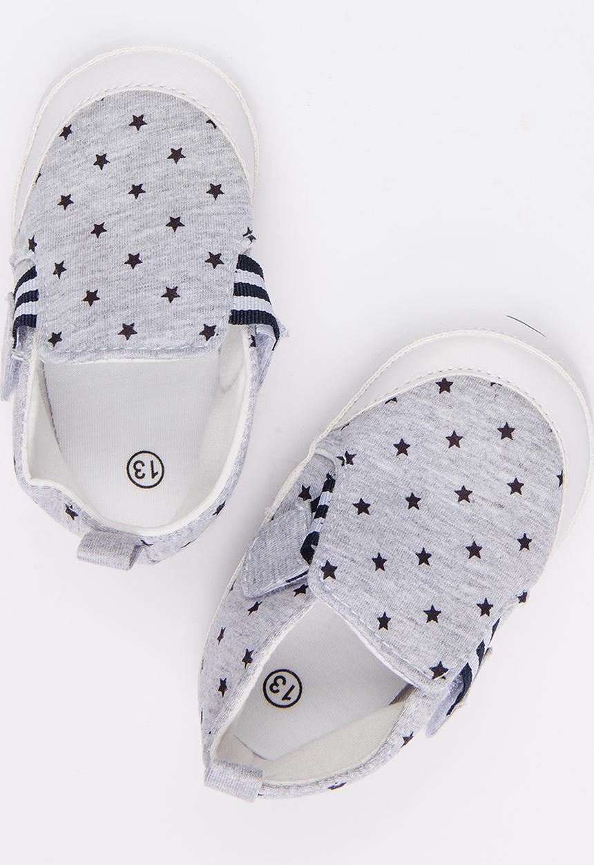 Pop Candy - Boys Printed Sneaker Grey