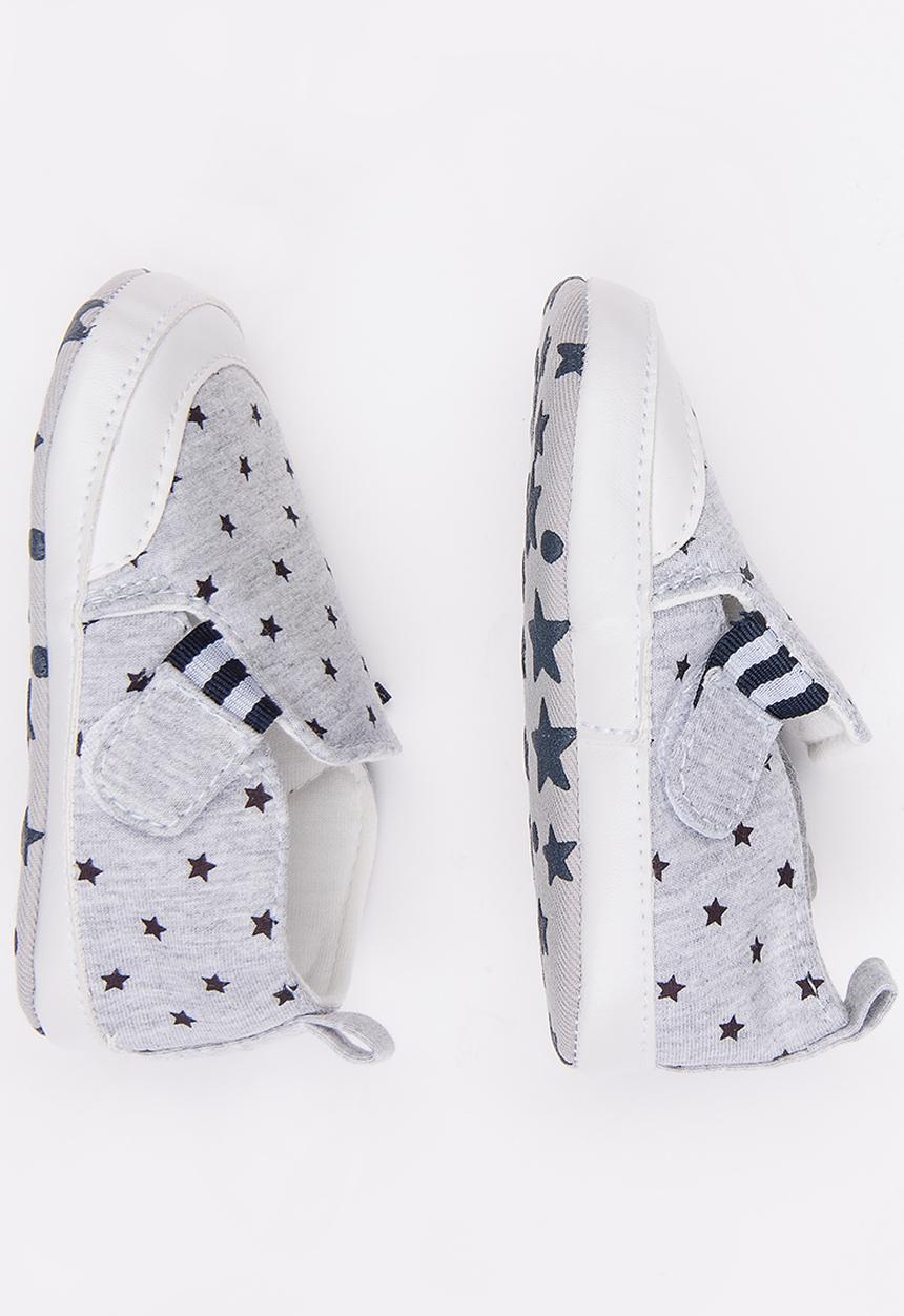 Pop Candy - Boys Printed Sneaker Grey