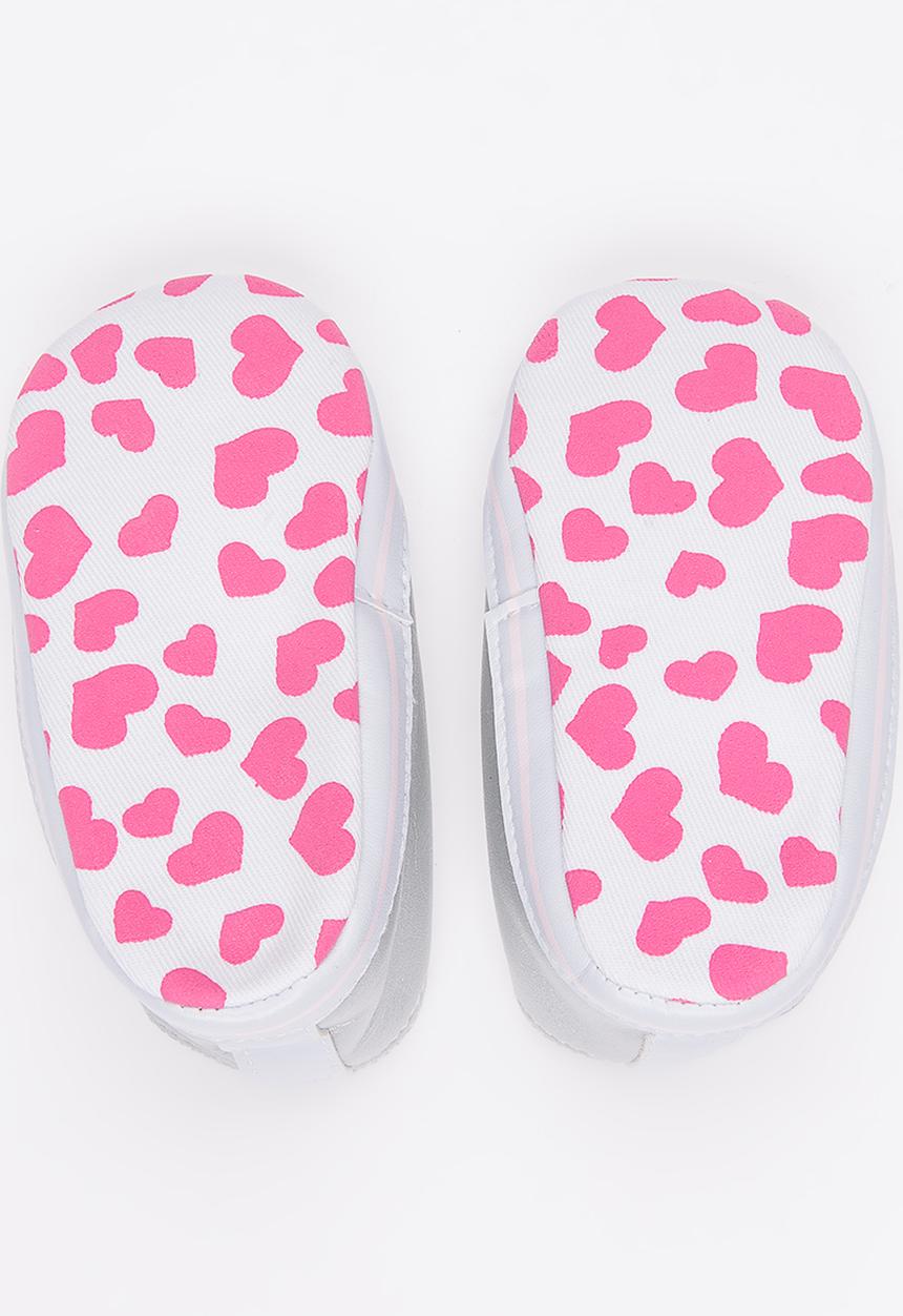 Pop Candy - Printed High Top Sneaker Silver