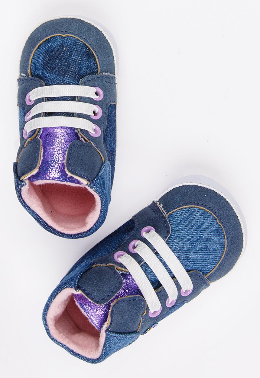 Pop Candy - Printed High Top Sneaker Blue