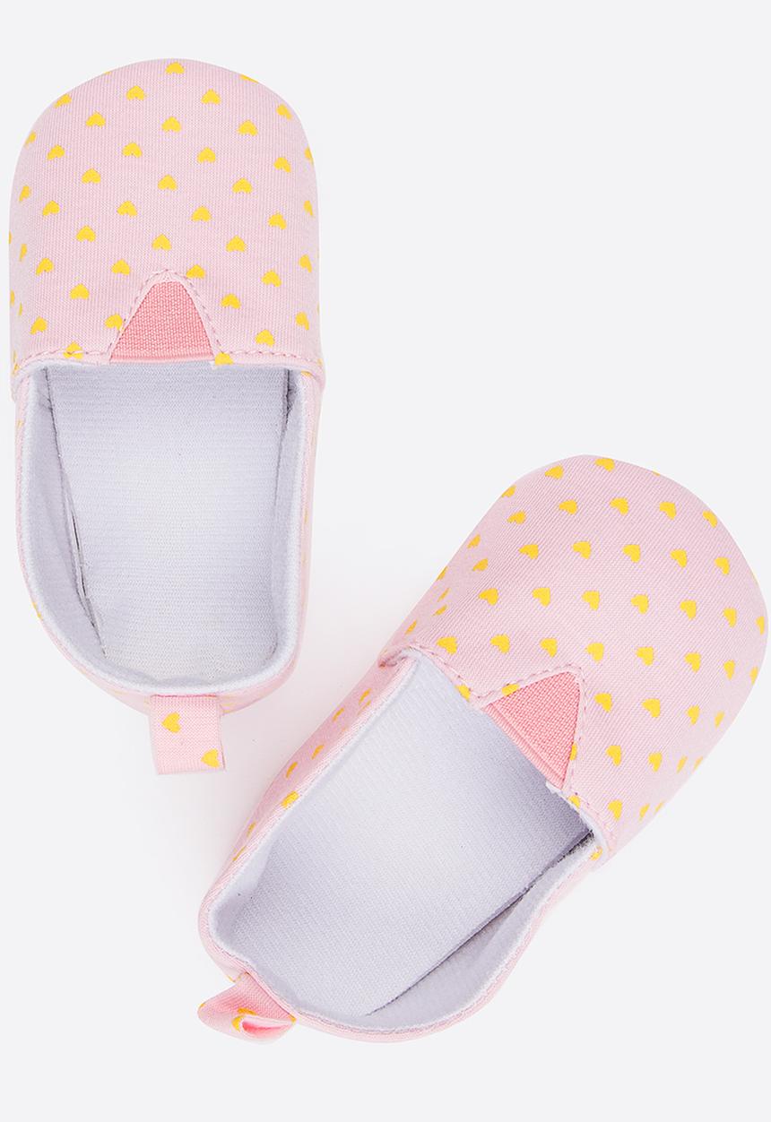 Pop Candy - Girls Printed Pump Pale Pink