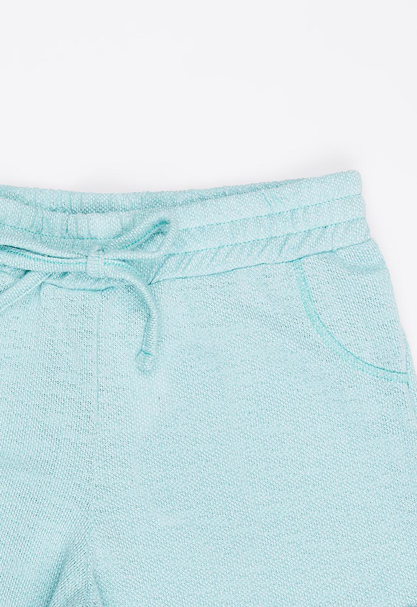 Rebel Republic - Girls Fleece Shorts Blue