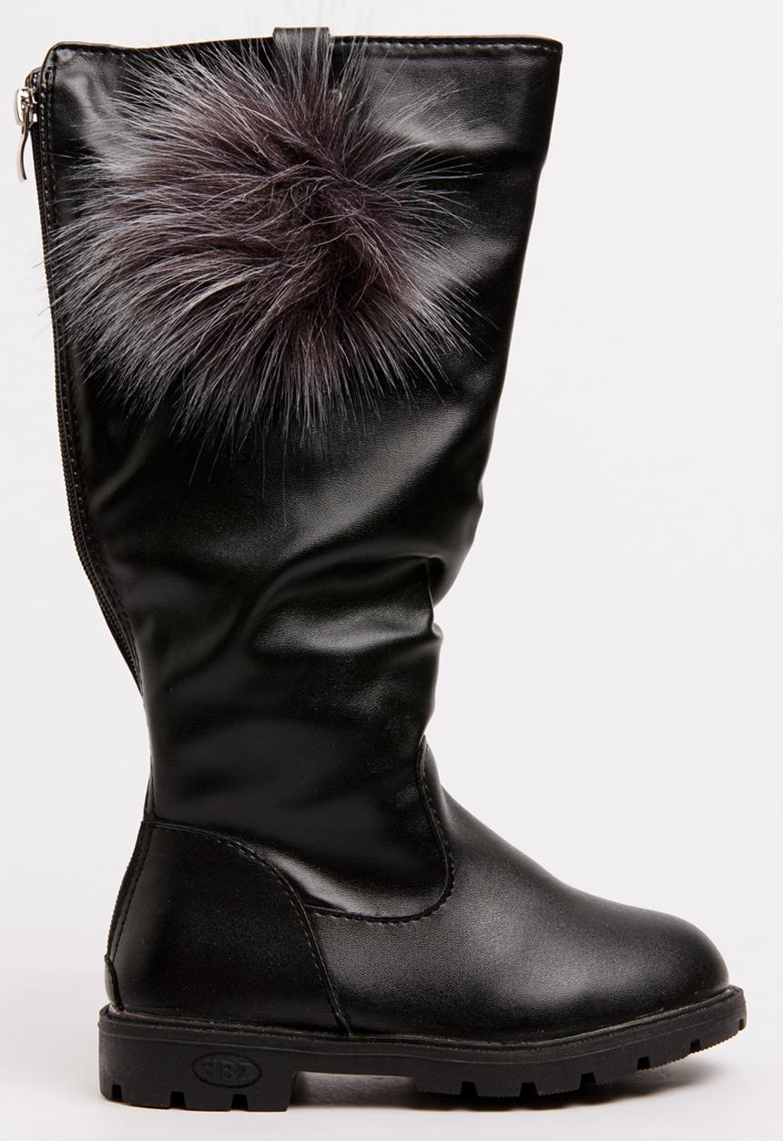 Pop Candy - Girls Knee High Boot Black