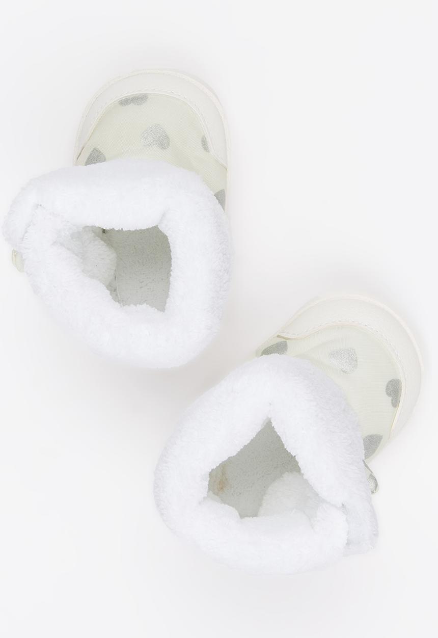 Pop Candy - Girls Bow Boots Milk
