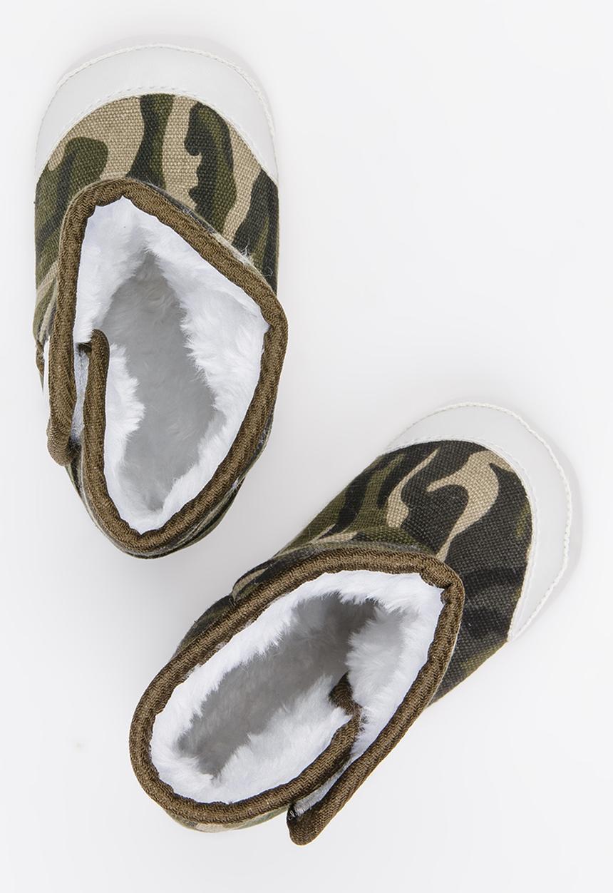 Pop Candy - Boys booties - camo  