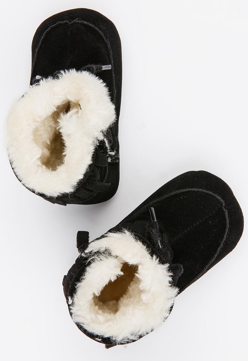 Pop Candy - Fringed boot - black