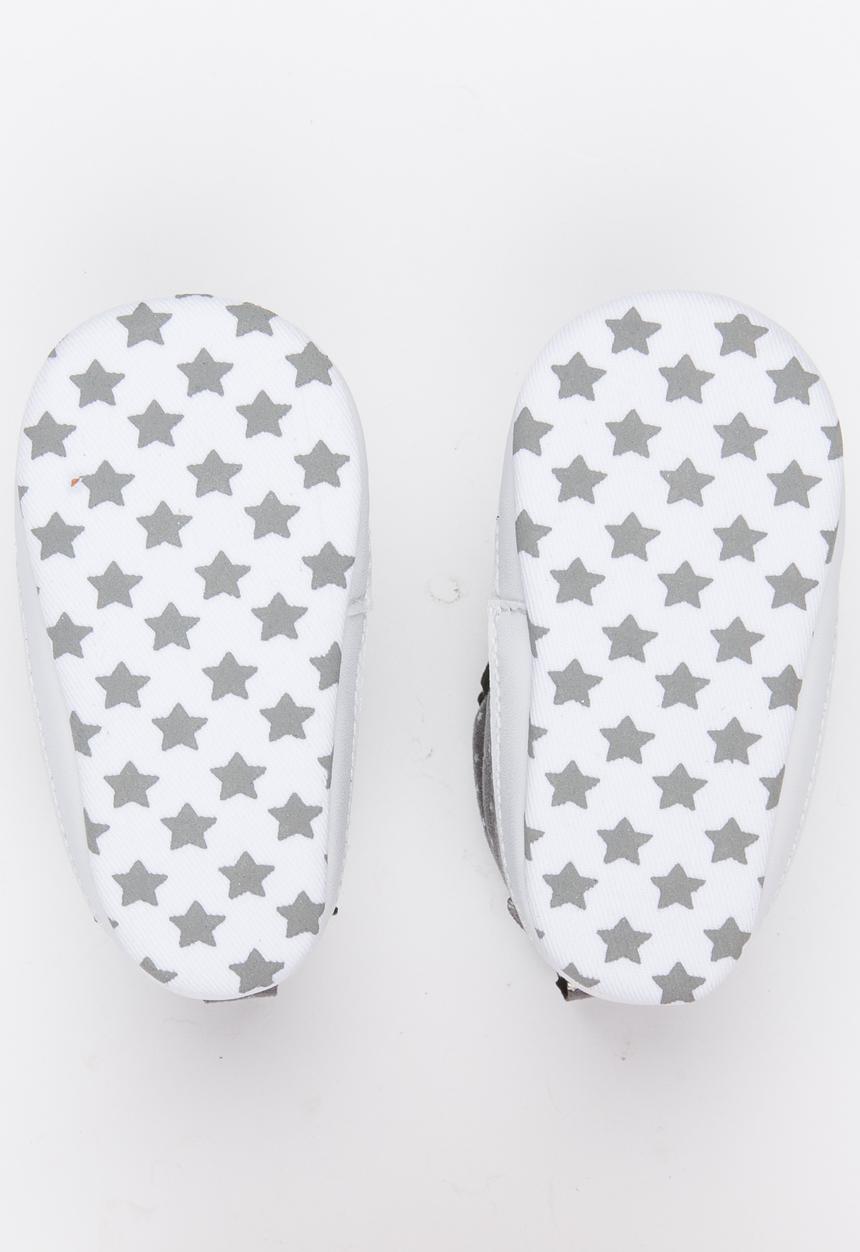 Pop Candy - Double strap velcro closure sneakers - grey